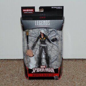 2018 Hasbro Marvel Legends Spider-Man 6" Black Cat MIB Brand New BAF Kingpin